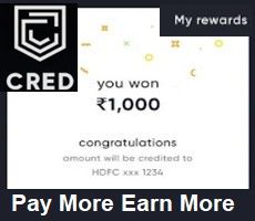 CRED App Earn Min Rs 500 to Rs 1000 on Sign Up -Refer & Earn