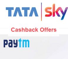 Tata Sky Online Recharge Offers at Paytm