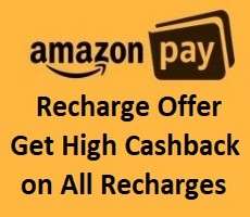 Amazon 100% Cashback Upto 60 on 1st Recharge Bill Pay of April 2020