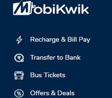 Mobikwik Min Rs 5 to 50 Cashback Coupon on Recharge