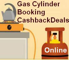 FreeCharge 10% Upto Rs 50 Cashback on GAS Cylinder Booking -July Offer