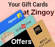 Zingoy Min Rs 50 to 500 Cashback on Gift Card Using Mobikwik