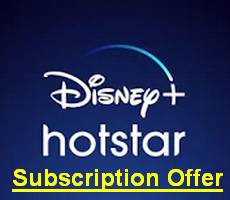 Amazon 10% Upto 100 Cashback On Disney+Hotstar Subscriptions -Deal Collect Now