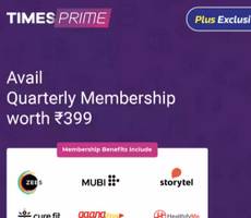 Get FREE TimesPrime 3 Month Membership Using Coupon Code -How To Claim