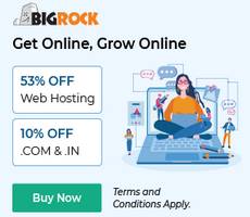BigRock 53% Off on Web Hosting, Servers, Domain -New Coupon Codes