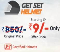 Droom Rs 9 Helmet Sale -Every Hour Deals LOOT Now
