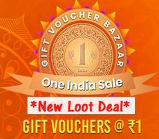 GyFTR One India Sale Get Gift Voucher at Rs 1 From Myntra, Bata, Dominos, Puma, etc