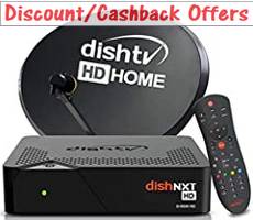 DishTV Assured Cashback Upto Rs 301 on Recharge of 301 -100% Offer