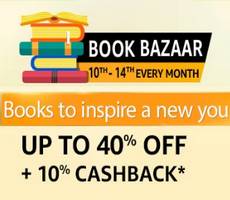 Amazon Book Bazaar Upto 40% Off +20% Coupon Offer | 10th-14th Every Month