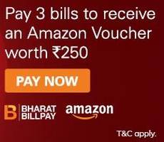 Free Rs 250 Amazon Gift Card Offer on 3 Bill Payments via ICICI iMobile or Net Banking