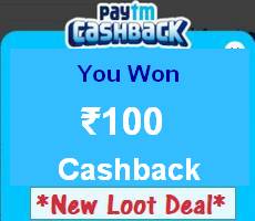 Paytm Min Rs 10 to 100 Cashback on Credit Card Bill Payment