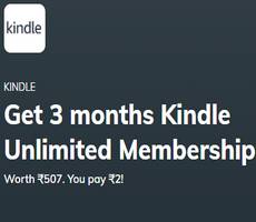 Get Free Kindle Subscriptions 3 Months at Rs 2 for TimesPrime Users