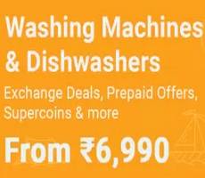 Flipkart Wash Days Upto 30% Off on Washing Machines, Dishwashers +10% OFF