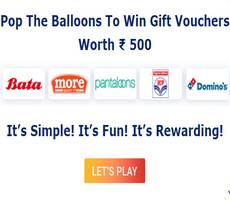 GyFTR Holi Bash Grab FREE Gift Vouchers Worth INR 500