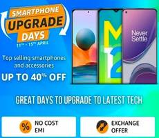 Amazon Smartphones Upgrade Days Upto 40% Off +10% Off for IndusInd Bank