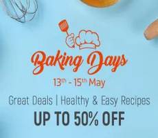 Flipkart Baking Days Upto 50% Off on Baking Appliances (13th-15th May)