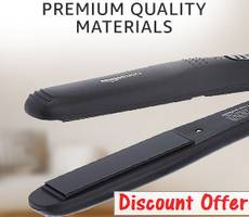 Lowest Price of AmazonBasics Hair Straightener at Rs 468 at Amazon Deal