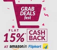 15% Cashback on Amazon and Flipkart With Axis Bank Credit Debit Cards