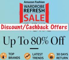Amazon Wardrobe Refresh Sale Get Rs 250 Cashback Coupon +20% Off