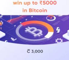 Cred WazirX Reward Win Upto Rs 5000 in Bitcoin Using 3000 Cred Coins