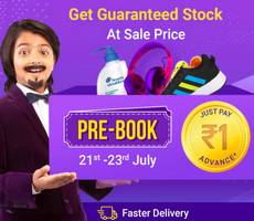 Flipkart Big Saving Days Pre-Book Sale at Rs 1 from 15-17 July