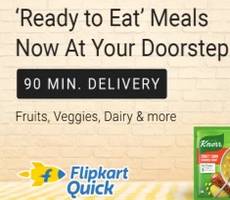 Flipkart Quick Flat Rs 75 OFF on 500 via Slice Card +Rs 300 for New Users