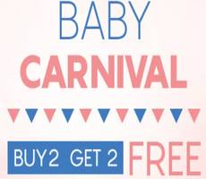 The Momsco Baby Carnival Buy 2 Get 2 FREE +10% OFF Coupon +5% Extra on Prepaid