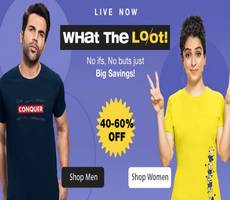 Bewakoof What The Loot Sale 40-60% Off +15% OFF Coupon