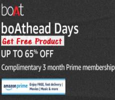 boAt Boathead Days Upto 65% Off +FREE 3-Months Prime Subscription Till 28 Aug