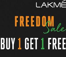 Lakme Freedom Sale Buy 1 Get 1 Free Offer Deal Till 16th August