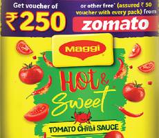 Maggi Sauce FREE Rs 50 or 250 Zomato Voucher Offer -How To Claim (Till 31st Oct)
