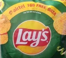 Airtel 1GB or 2GB FREE Data With Lays Chips Pack -How to Get