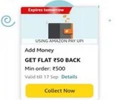 Amazon Add Money Rs 50 Cashback Deal Unlock Trick