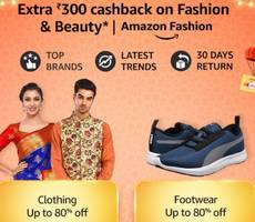 Amazon Great Indian Festival Fashion Rs 300 Cashback Deal From 2-3 Oct