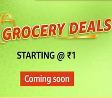 Amazon Grocery Deals at Rs 1 During Great Indian Festival Sale -How To Details