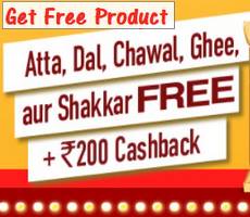 Big Bazaar Get FREE Atta Dal Chawal Ghee Deal Big Shopping Festival