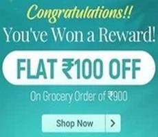 Flipkart Grocery Mystery Box Rs 100 OFF Deal for All Users