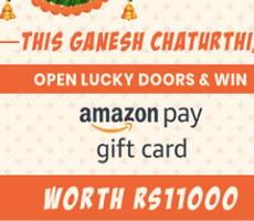 GyFTR Ganesh Chaturthi Offer Win Amazon Voucher Upto Rs 11000 -How To Details