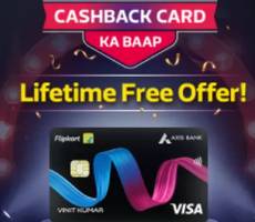 LIFETIME FREE Flipkart Axis Credit Card Apply Now +500 Flipkart Voucher +Welcome Benefits