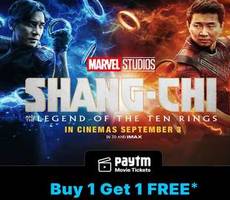Paytm Buy 1 Get 1 FREE on Marvel Shang-chi Movie Ticket Booking