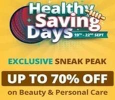 PharmEasy Healthy Saving Days Upto 70% OFF on Beauty Personal Care Products +Coupon +Upto 650 Cashback