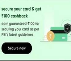 CRED Secure Your Card To Get Rs 100 Cashback for Each Card -How To Claim