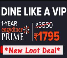 Eazydiner Free Prime Membership Offer 12 Months or 3 Months Code -How To