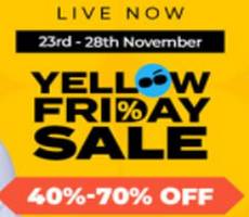 Bewakoof Yellow Friday Sale Upto 70% Off +20% OFF Coupon -Till 28th Nov