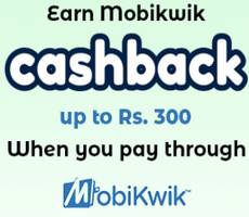 Gyftr Min Rs 50 to 300 MobiKwik Cashback on Amazon Flipkart Gift Cards