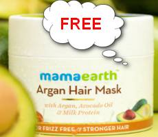 MamaEarth Wow Wednesday Free Argan Hair Mask on Rs 599