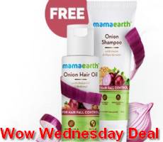 MamaEarth Wow Wednesday Free Onion Kit on Rs 499 +5% Off +MobiKwik