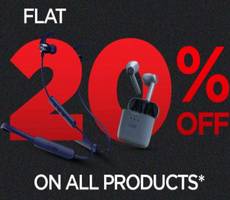 boAt Extra Flat 20% Coupon Sale on Upto 70% Already Off +CRED, LazyPay, ZestMoney CB