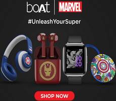 boAt Marvel Headphones TWS Speakers Smartwatches +Coupon Off +Payment Offers