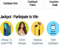 Paytm Jackpot Win 100% Cashback on Movie Tickets +Assured 50% Cashback